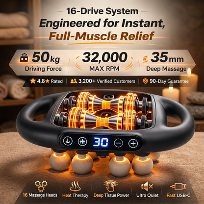 Vesyn PRO Multi-Head Heated Massage Gun